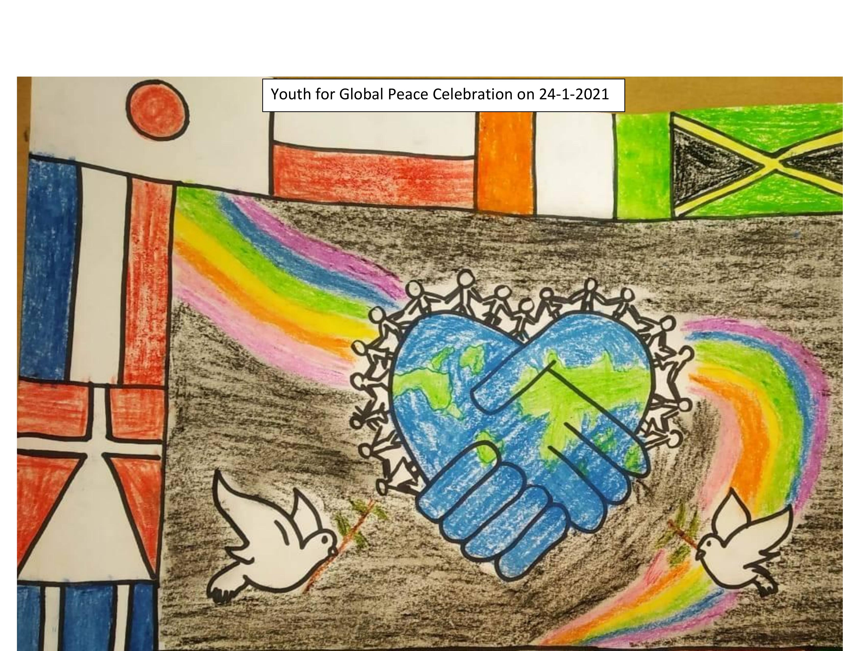 Youth For Global Peace and Intech competition on 24-1-2021