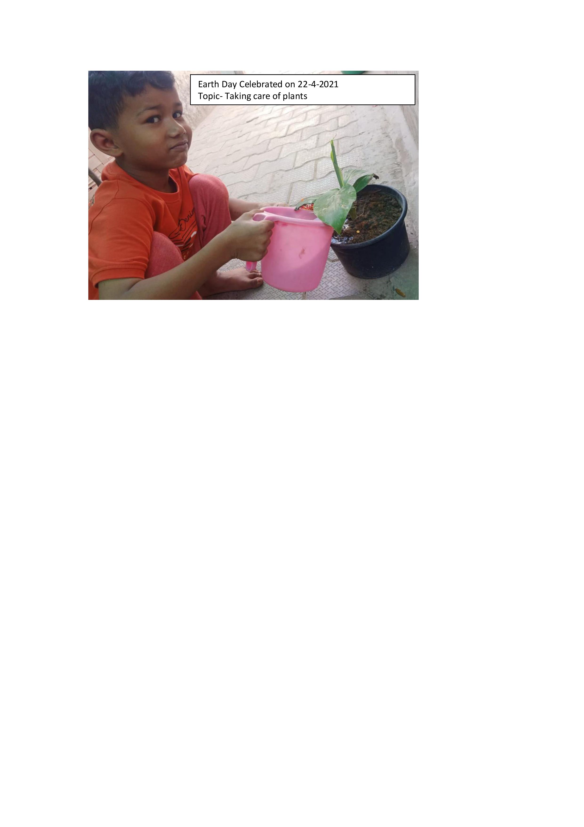 Earth Day Celebrated on 22-4-2021