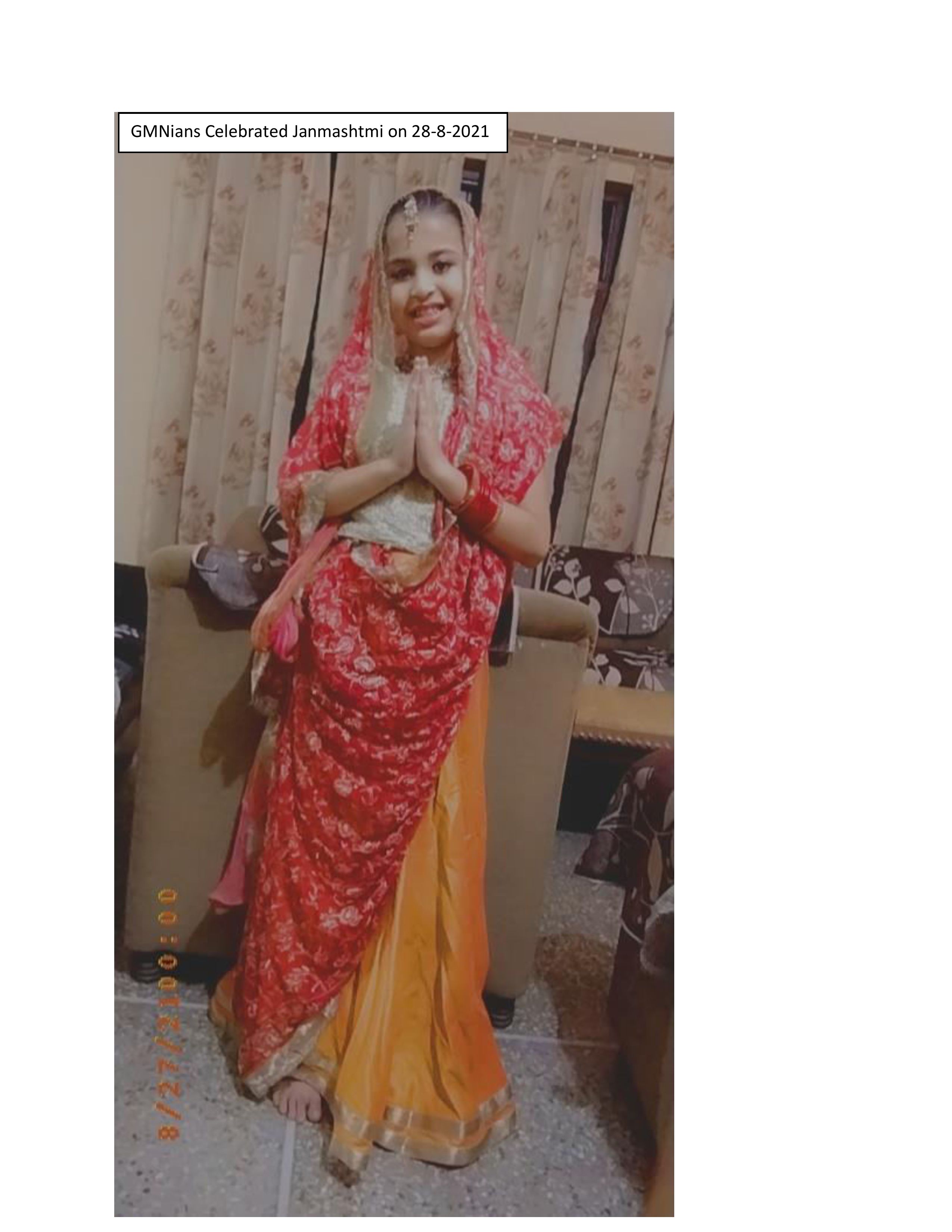 Janmashtmi celebration on 28-8-2021