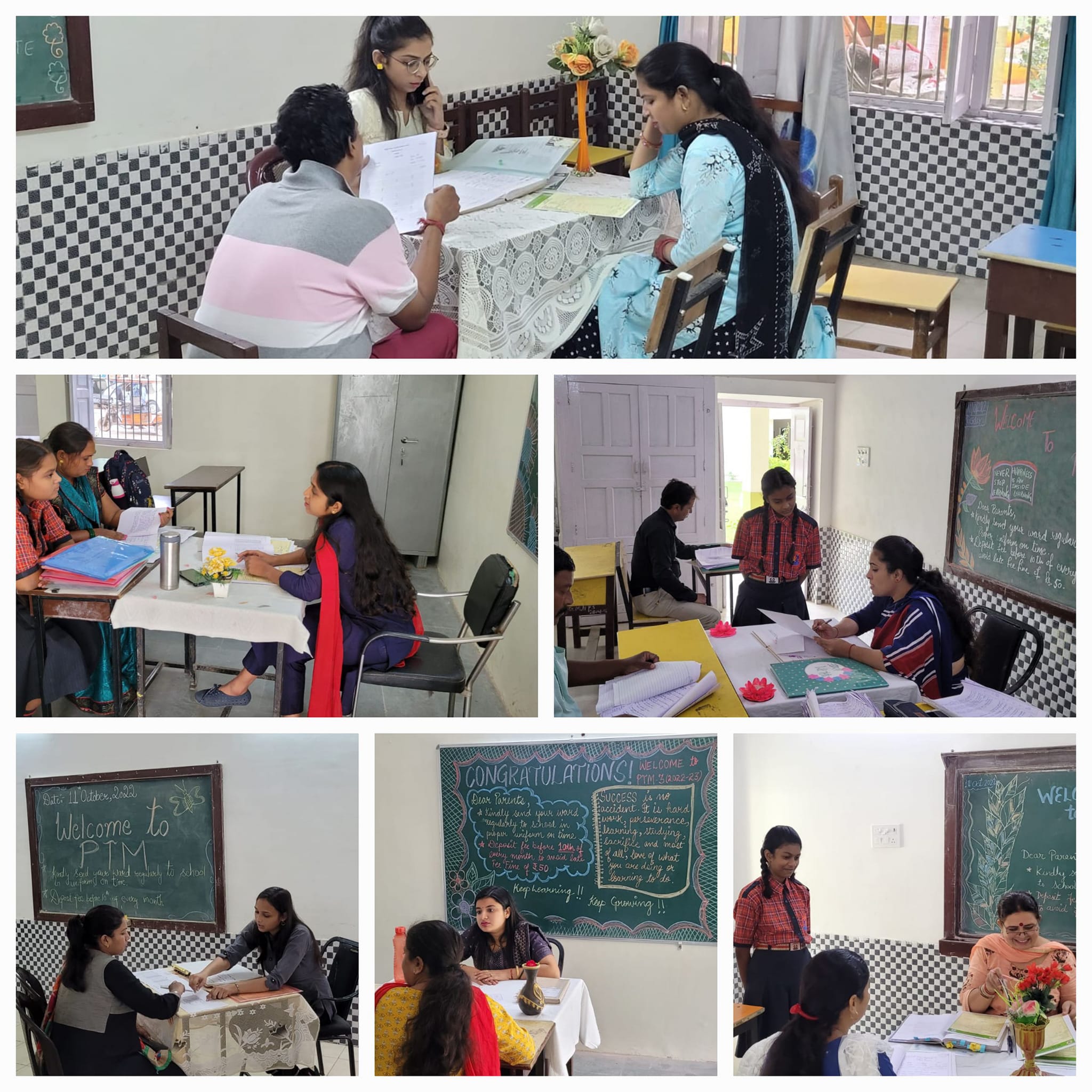 PTM for Half Yearly Exams for the session 2022-23 was held on 11th October,  2022  in G.M.N. Public School in Ambala Cantt 