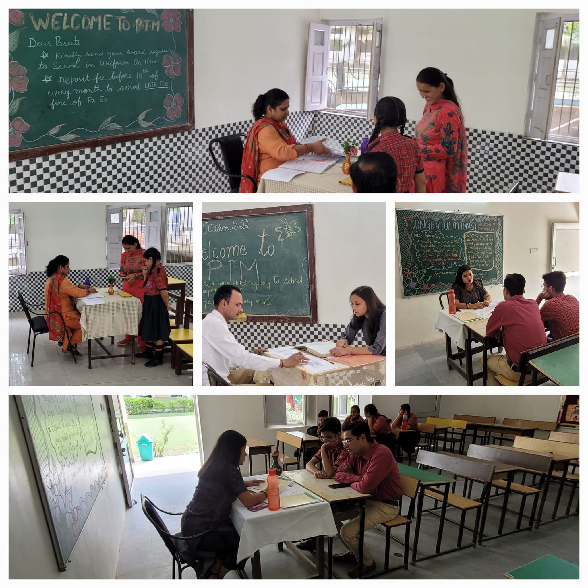 PTM for Half Yearly Exams for the session 2022-23 was held on 11th October,  2022  in G.M.N. Public School in Ambala Cantt 