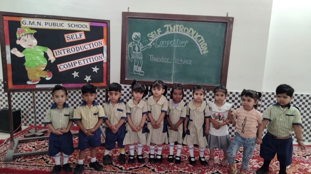 SELF INTRODUCTION of Tiny Tots On 20 April, 2023