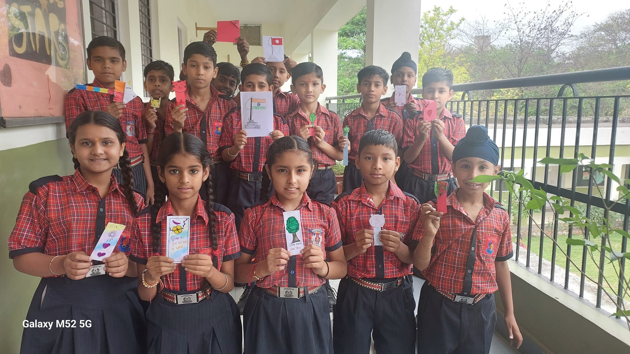 World Book Day, Bookmark activity was organized in GMN Public School, Ambala Cantt, on 23rd April 2024 