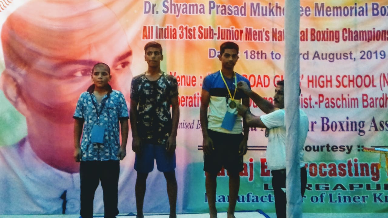 Bronze in National Boxing Championship in West Bengal