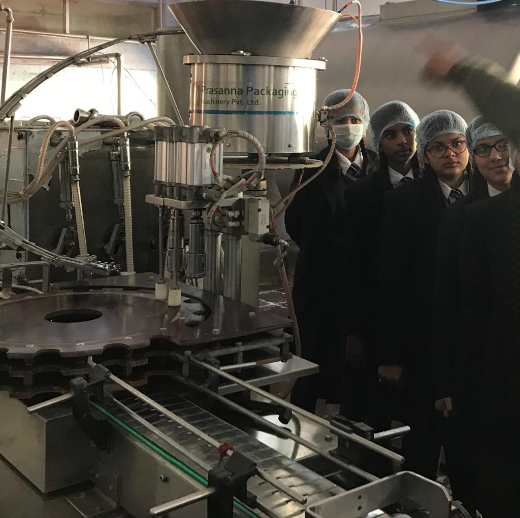 Visit to vita milk plant