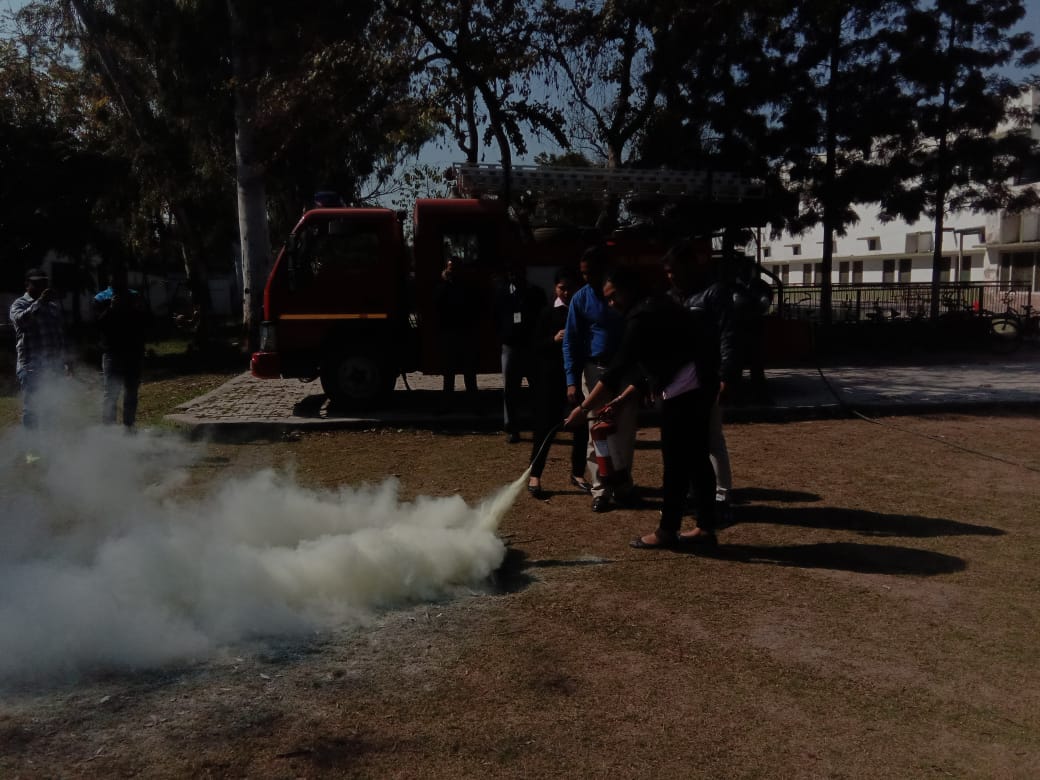 Fire drill and training for staff and students